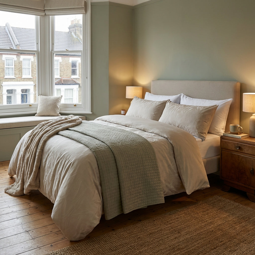 Why Earth Tones and Flannelette are the "Quiet Luxury" Update Your Bedroom