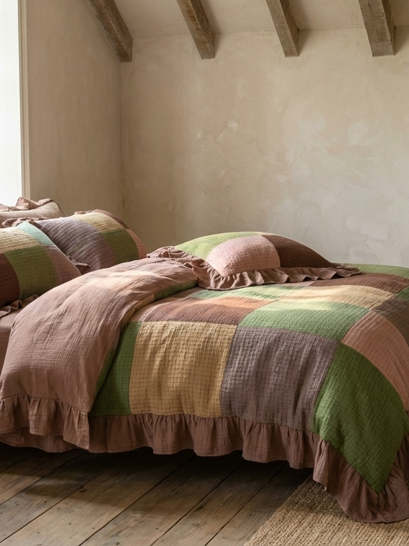 Creating a Relaxed Country Bedroom with Lightweight Bedding