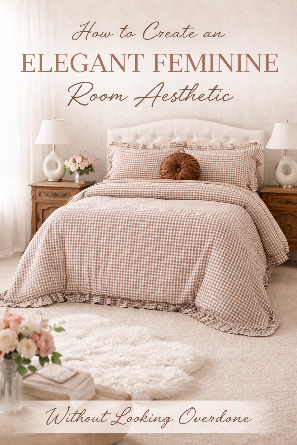 How to Create an Elegant Feminine Room Aesthetic Without Looking Overdone
