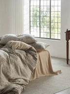 Vintage Patchwork Style Cotton Jacquard Duvet Cover