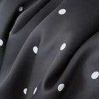 Black Polka Dot Tencel Duvet Cover Set
