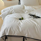 Sky & Snow Tiny Polka Dot Duvet Cover Set