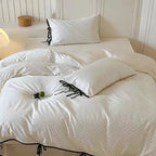 Sky & Snow Tiny Polka Dot Duvet Cover Set