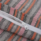 Boho Chic Striped Jacquard Duvet Cover