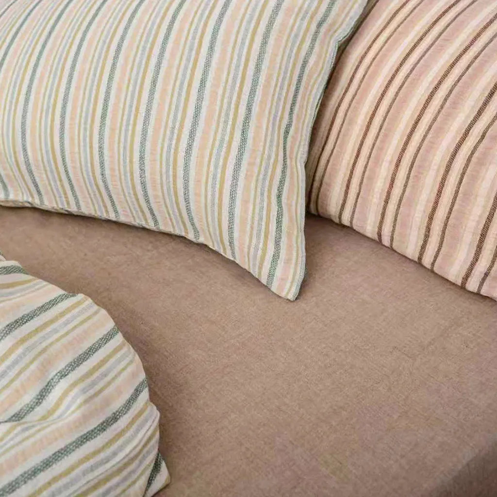 Boho Chic Striped Jacquard Duvet Cover