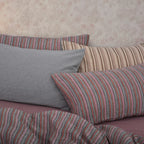 Boho Chic Striped Jacquard Duvet Cover