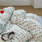 Check Jacquard Duvet Cover