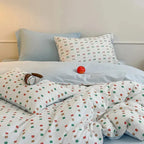 Check Jacquard Duvet Cover