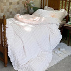 Cotton Clip Striped Bedding Set