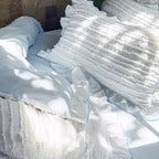 Cotton Clip Striped Bedding Set