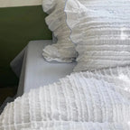 Cotton Clip Striped Bedding Set