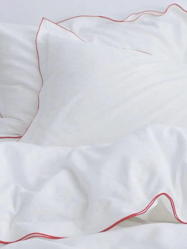 Contrast Flange Bedding Set