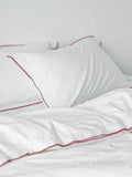 Contrast Flange Bedding Set