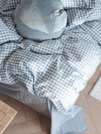 Cotton Small Gingham Bedding Set