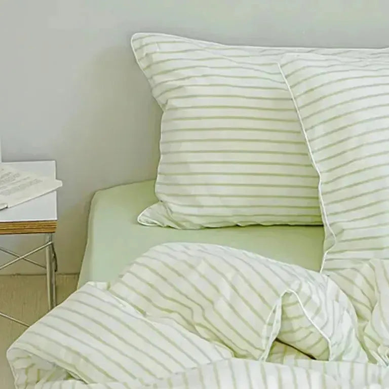 Fresh Striped Duvet Cover Set