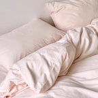Pastel Color Duvet Cover - White