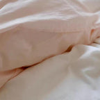 Pastel Color Duvet Cover - White