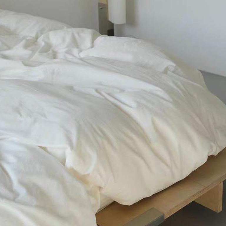 Pastel Color Duvet Cover - White