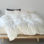 Pastel Color Duvet Cover - White
