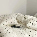 Polka Dot Jersey Bedding Set