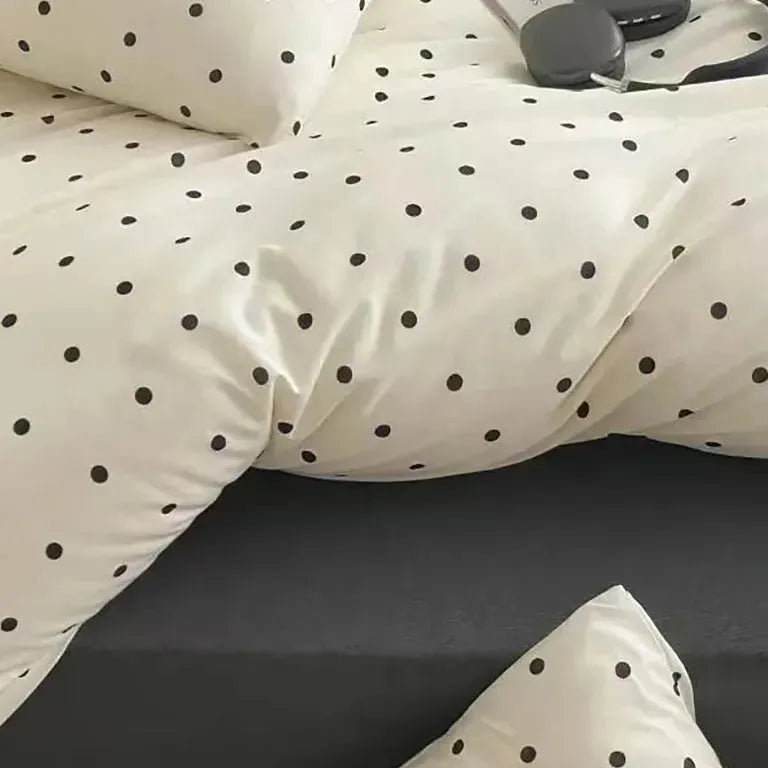 Polka Dot Jersey Bedding Set