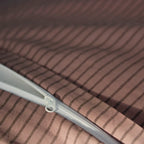 Purple Striped Ruffle Duvet Cover