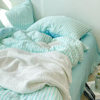 Refresh Jacquard Striped Bedding Set