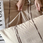 Sunset Striped Jacquard Duvet Cover