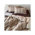 Sunset Striped Jacquard Duvet Cover