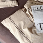 Sunset Striped Jacquard Duvet Cover