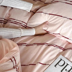 Sunset Striped Jacquard Duvet Cover