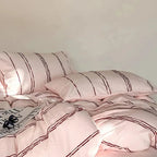 Sunset Striped Jacquard Duvet Cover