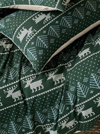 Alpine Fair Isle Cotton Jersey Bedding Set original reference image 7