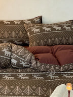 Alpine Fair Isle Cotton Jersey Bedding Set original reference image 11