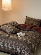 Alpine Fair Isle Cotton Jersey Bedding Set original reference image 12