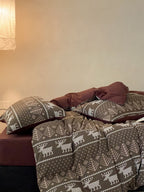 Alpine Fair Isle Cotton Jersey Bedding Set original reference image 14
