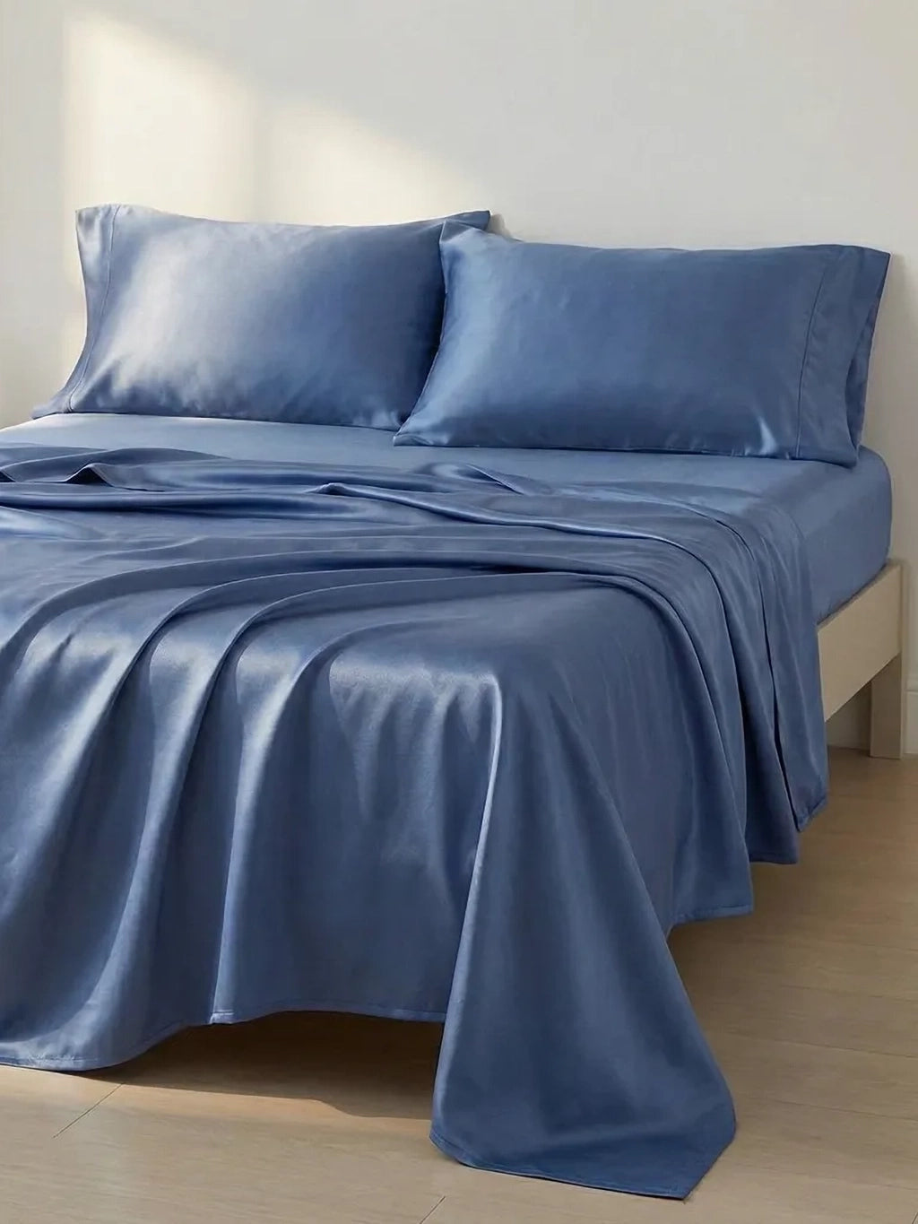 Blue 22 Momme Silk Flat Sheet