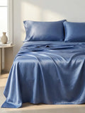 Blue 22 Momme Silk Flat Sheet