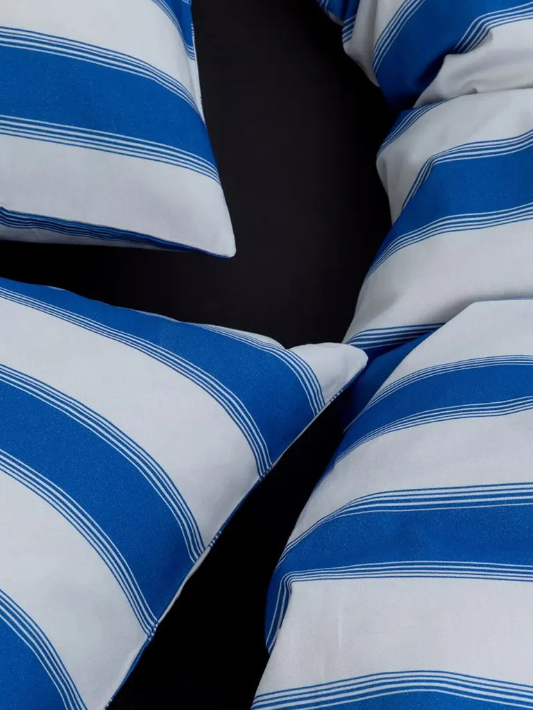 Blue Harbor Stripe Cotton Duvet Cover