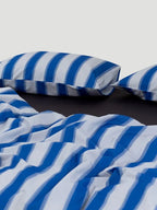 Blue Harbor Stripe Cotton Duvet Cover