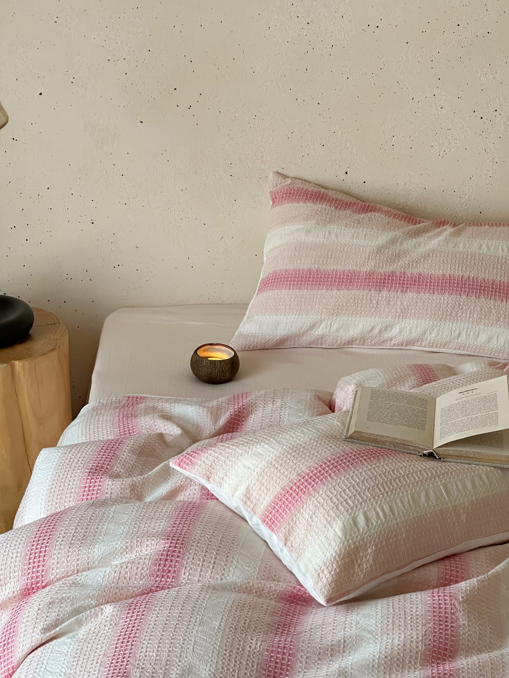 Blush Breeze Jacquard Cotton Bedding Set original reference image 6