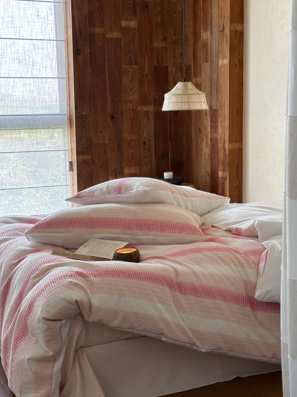 Blush Breeze Jacquard Cotton Bedding Set original reference image 7