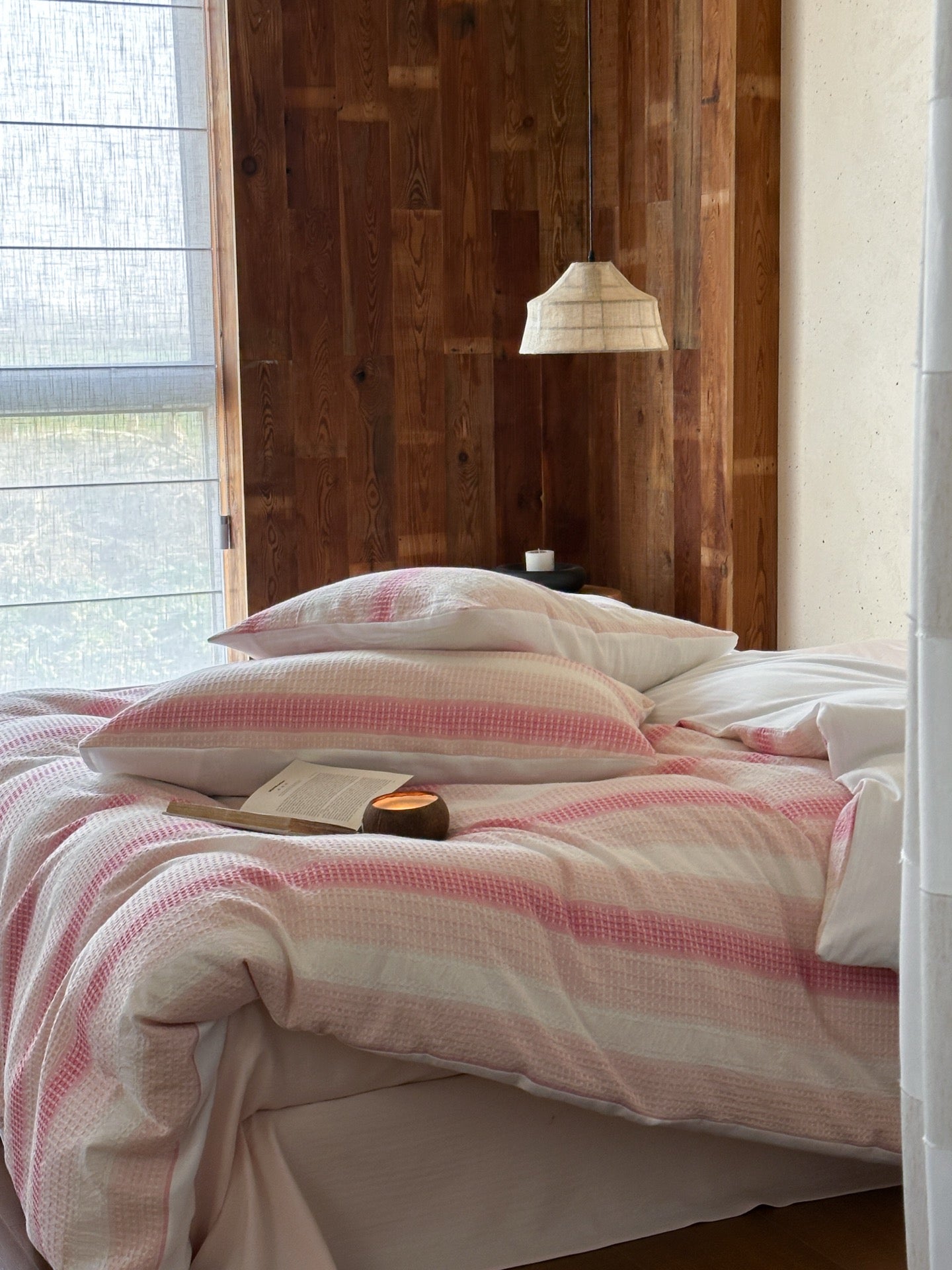 Blush Breeze Jacquard Cotton Bedding Set original reference image 7