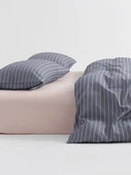 Classic Pinstripe Cotton Duvet Cover