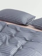 Classic Pinstripe Cotton Duvet Cover