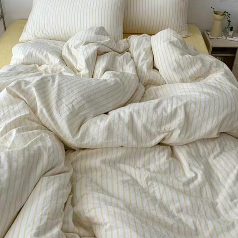 Coastal Stripes Duvet Cover - Yellow