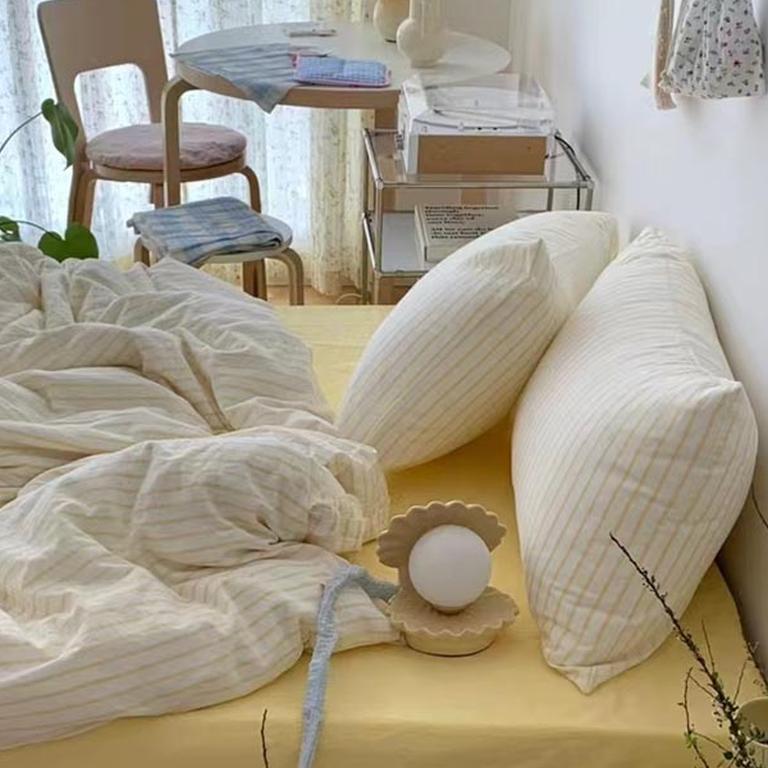 Coastal Stripes Duvet Cover - Yellow