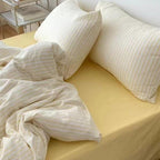 Coastal Stripes Duvet Cover - Yellow