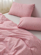Dusty Rose Leopard Print Duvet Cover