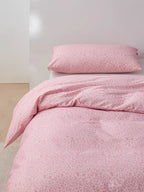 Dusty Rose Leopard Print Duvet Cover